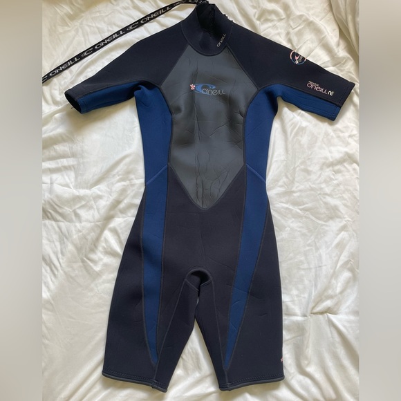 O'Neil Women’s Spring Wetsuit Reactor 2mm Shorty Shortsleeves Back Zip Size 6 - Picture 9 of 10